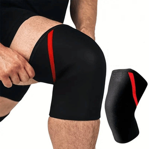 ผ้าพันเข่าแบบยืดหยุ่นสำหรับใช้ในโรงยิม ALStrength ผลิตจากวัสดุยางที่ทนทาน เหมาะสำหรับการยกน้ำหนักและกีฬา - Product Image 1