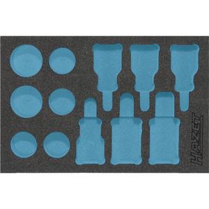 Hazet 2-Component Soft Foam Insert for 163-245/12 <b>Tool</b> <b>Cases</b> Product - Product Image 1