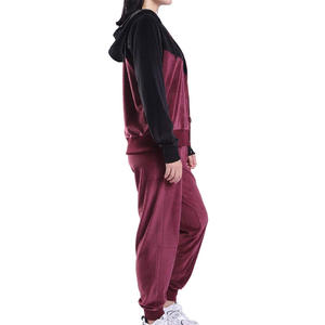 Conçu sur mesure pour femmes survêtement de sport à manches longues élégant motif solide décontracté vêtements d'hiver couleurs personnalisées avec logo - Product Image 4