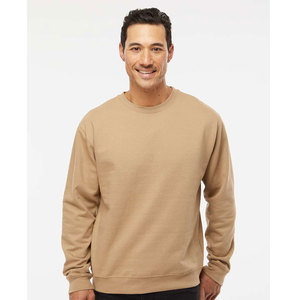 Sudadera de cuello redondo Unisex de lana de algodón de alta calidad, suéter de invierno de manga larga personalizado, sudadera fina con cuello redondo - Product Image 4