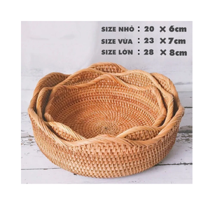 Organisateur de plateau décoratif en bambou fabriqué au Vietnam, parfait pour service à thé, salle de bain ou présentoir à bijoux - Product Image 4