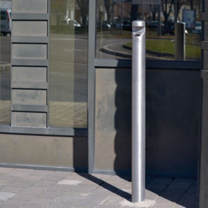 Grande capacité 1200 bout à bout extérieur cendrier urbain en acier inoxydable 304L moderne debout cigarette cigare fumer Durable ville - Product Image 4