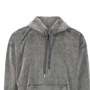 Nueva llegada de calidad superior de los hombres de piedra lavada sudaderas básicas de algodón mezclado ropa de invierno transpirable hombres piedra lavada sudaderas con capucha - Product Image 3