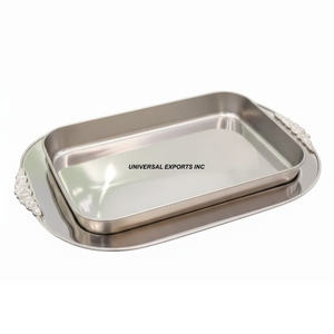 Tazón de Chocolate de Acero Inoxidable con Acabado Mate, Forma Rectangular, Nuevo Tazón para Dulces, Tamaño Personalizado, Diseño Nuevo - Product Image 1