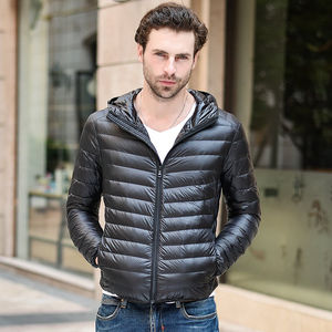 Veste matelassée légère d'hiver formelle pour homme avec logo sur le devant - Service OEM pour les marques - Product Image 3
