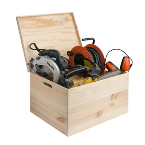 Caja de madera con tapa para varios productos. Dimensiones internas: 50X40X30 - Product Image 2