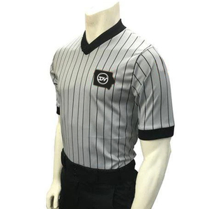 SHH unisexe basket-ball/lutte vêtements de sport personnalisés à manches longues à col en v chemises gris noir MESH tissu respirant fait - Product Image 2