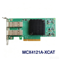 Adaptateur réseau Ethernet Mellanox Connect X-4 Lx MCX4121A-XCAT double port 10GbE SFP28 PCIe 3.0 x8 RDMA RoCE Smart NIC