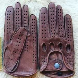 Customizable Half-Finger Gloves with Breathable Features Made Leather Rubber Silicone Microfiber Featuring Customizable Logo - Product Image 4