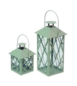 Modern Decorative Metal <b>Lantern</b> White Color for Home & <b>Christmas</b> Lighting Decoration Hanging <b>Lantern</b> Hot Selling - Product Image 2