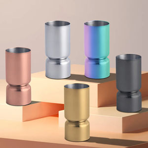 Double Jigger Moderne en Acier Inoxydable de 30/60ml Usine Directe à Prix de Gros Outils de Bar Compétitifs avec Design Nouveau Fabriqué en Inde - Product Image 1