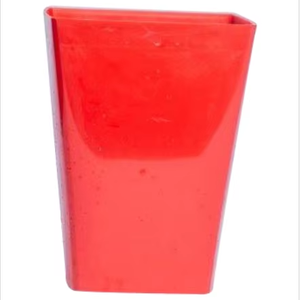 Tall Square <b>Plastic</b> Plant Pot Modern Decorative <b>Planter</b> for Indoor & Outdoor Use - Product Image 1