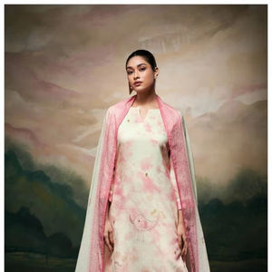 Salwar Kameez de Algodón Premium al por Mayor, Estampado y Bordado Ganga Meela Mal, para Mujer, Ropa de Fiesta India y Pakistaní, para Todas las Temporadas - Product Image 3