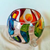 Ensemble de 3 bols gigognes de luxe en résine marbrée verte, design moderne, écologiques, faits à la main par un artisan unique, pour la décoration de la maison et les fêtes