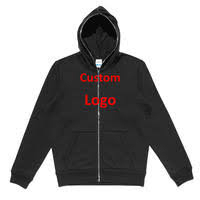 Sudadera con capucha y cremallera completa para hombre de gran tamaño y peso pesado personalizada del fabricante Y2K Logotipo 3D para estampado de hojaldre Cobertura facial completa Teñido liso - Product Image 5