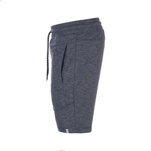 Vente en gros Short unisexe en coton éponge français avec cordon de serrage ourlet brut Vintage Sweat Sun Faded Stone Wash Short personnalisé en maille délavée à l'acide - Product Image 3