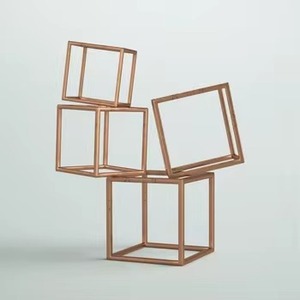 ใหม่ล่าสุดรูปปั้นทองเหลืองโลหะหินอ่อนฐานท็อปตกแต่งสำหรับบ้านห้องนั่งเล่นโรงแรมการตกแต่งแบบออฟเซต - Product Image 2