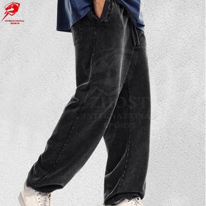 กางเกงยีนส์ทรงหลวมสไตล์ Urban Acid Wash คุณภาพสูง ผลิตโดยโรงงานโดยตรง รับผลิตตามสั่ง สำหรับผู้ใหญ่ - Product Image 3