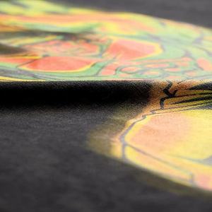 วินเทจเฮฟวี่เวท240gsm สีดำปกตั้ง6XL ผ้าฝ้ายซัก100% พิมพ์ลายดิจิตอลเป็นมิตรกับสิ่งแวดล้อมตะวันตก - Product Image 5