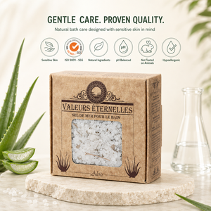 Sel de Bain Naturel à l'Aloe OEM ODM Marque Privée Bain Minéral Botanique Sans Parfum Ni Colorant Fabricant Cosmétique Vente en Gros - Product Image 3