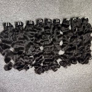 100% cheveux humains vierges bruts vague vietnamienne naturelle perruque de Base de dentelle sans colle longue longueur 30 pouces numéro de modèle perruque sans colle HD - Product Image 3