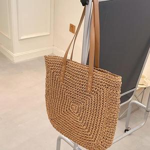 Precio barato-Bolsos de mimbre hechos a mano para mujer-Bolso de mimbre tejido de ratán con alta calidad y libre de impuestos - Product Image 6