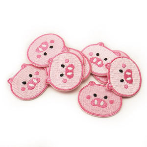 Patchs brodés de fleurs en 3D avec logo personnalisé, presse à repasser à coudre pour animaux mignons, vêtements pour enfants principalement en tissu - Product Image 2