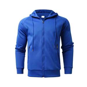 Survêtements d'entraînement pour hommes les plus vendus Hauts de jogging en coton et polyester avec logo personnalisable à fermeture éclair pour la saison d'hiver - Product Image 2