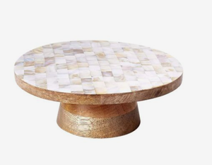 Vente en gros Fabrication Meilleure vente magnifique porte-gâteau décoratif en nacre fabriqué à la main fabriqué au Vietnam - Product Image 3