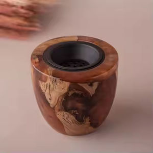 Vente en gros de brûleur d'encens en bois et résine diffuseur d'aromathérapie pour la maison et la mosquée élégant porte-encens pour usage aromatique - Product Image 5