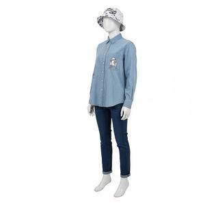 Chapeau seau en coton unisexe avec sérigraphie dessinée à la main respirant pliable Streetwear chapeau de mode pour l'été en plein air - Product Image 1