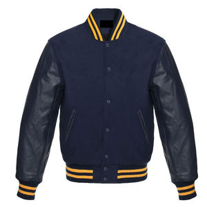 OEM Custom Embroidered Varsity Letterman <b>Jackets</b> High Quality Stand Collar <b>Long</b> Sleeves Winter Season - Product Image 1
