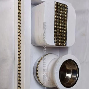 Quemador de piedra natural Bakhoor Quemador de hueso con incrustaciones de último diseño Bandeja de Mabkhara Quemador de incienso de resina de Falak World Export - Product Image 5