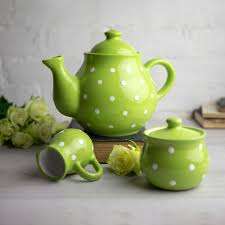 Tetera de Cerámica Clásica para Amantes del Té, Tetera de Cerámica Resistente para Bebidas Calientes y Frías, Todos los Colores, Hecha a Mano - Product Image 2