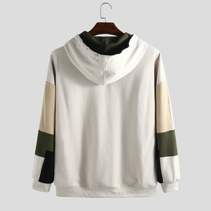 เสื้อฮู้ดดี้ผู้ชายแบบซับลิเมชั่น ไซส์อเมริกา ผ้าฝ้าย 100% เรียบง่าย เป็นมิตรกับสิ่งแวดล้อม แห้งเร็ว เสื้อกันหนาวแบบสวมหัว - Product Image 2