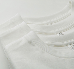 Roof Gallery 300G Organic Cotton Oversized <b>White</b> T-Shirt Plus Size Men's Breathable Street Style Custom Digital Printing - Product Image 4