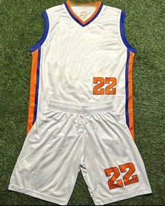 Unisex High Quality Customizable Basketball Uniform Breathable Plus Size <b>Sets</b> Summer Printed Basketball Jersey - Product Image 1