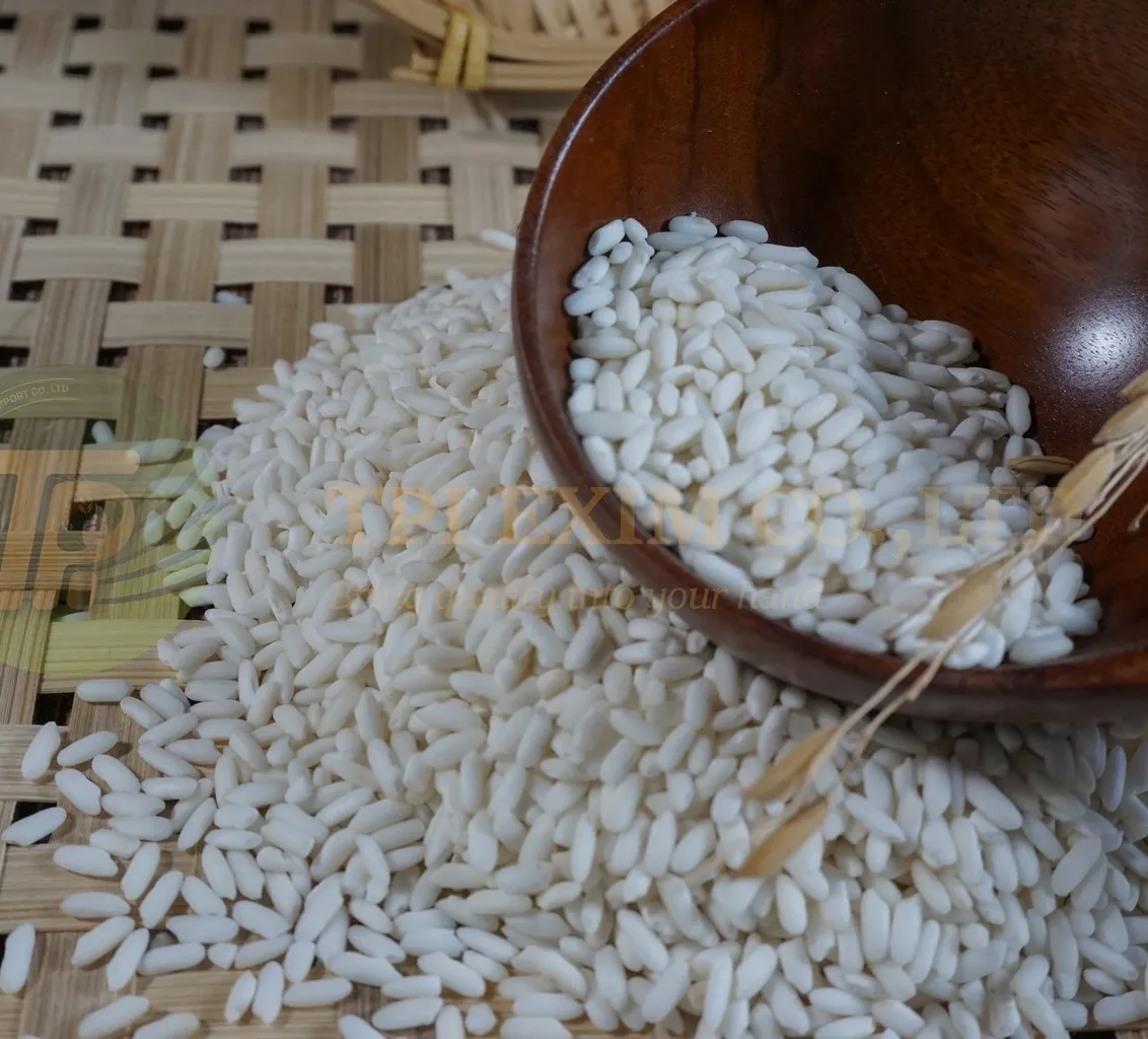 Rekabetçi fiyatlar pirinç ihracat toptan Vietnam yapışkan pirinç uzun tahıl 5% 10% 15% 25% 100% kırık