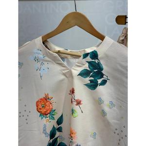 Men's <b>3</b>-PC Cotton Casual <b>Suit</b> with <b>3</b>/4 Sleeves-FUSION LAWN SL00250 - Product Image 4