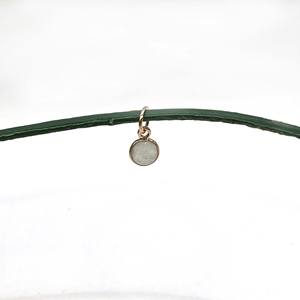 Arco Iris piedra lunar piedra natal bisel redondo colgante 6mm piedra preciosa facetada plata esterlina hecho a mano encanto collar joyería hecha a mano - Product Image 2