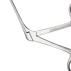 คีมปากจระเข้สแตนเลสสำหรับมืออาชีพขากรรไกรเรียบ3-14นิ้วเครื่องมือผ่าตัดด้วยมือ - Product Image 6