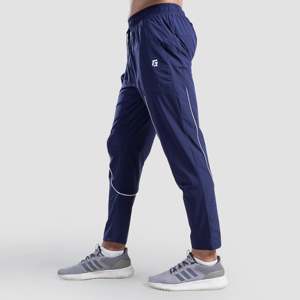 Pantalones Chino Momentum Azul Marino con Rayas Laterales, Personalizables, Corte Regular, Ligeros, de Lino y Pana, para Entrenamiento, Talla XL - Product Image 3