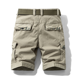 Casual Wear <b>Shorts</b> for <b>Men</b> Custom Elasticated Waist Cargo <b>Shorts</b> Premium Quality <b>Green</b> Cotton 100% Plus Size <b>Men's</b> <b>Shorts</b> - Product Image 5