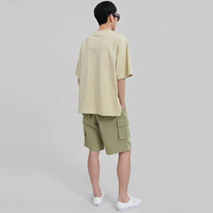 Camiseta Corta Moderna de Corte Cuadrado, 180 GSM, 100% Algodón, Suave, Cómoda, Transpirable, Ropa Casual de Verano, Fabricante de Marca Privada OEM - Product Image 4