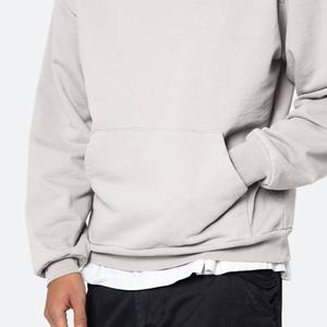 Sudaderas con Capucha Bordadas Personalizadas para Hombre, 100% Algodón, Hombros Caídos, Bolsillos Funcionales, Cierre de Cremallera, Talla Grande - Product Image 4