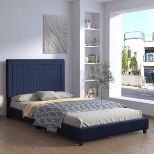 Upholstered Twin <b>Bed</b> Frames for Kids,Velvet Toddler <b>Bed</b> ,Morden Children <b>Bed</b> , Height-Adjustable Headboard Teenage for Bedroom - Product Image 1