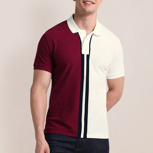 Camisas de Polo de manga corta de algodón 100% para hombre, camisas de golf de secado rápido antibolitas transpirables con patrón de letras - Product Image 5