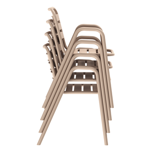 เก้าอี้พลาสติกสำหรับร้านอาหารในบ้านบาร์โรงพยาบาลคาเฟ่โรงแรมสำหรับรับประทานอาหารกลางแจ้งโรงเรียนบ้านไร่เฟอร์นิเจอร์ - Product Image 4