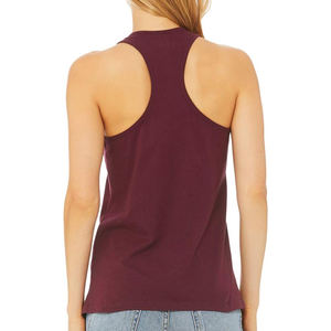 Débardeur de sport pour femme en microfibre de coton de haute qualité, sans manches, respirant, anti-transpiration, avec bras tombants - Product Image 3