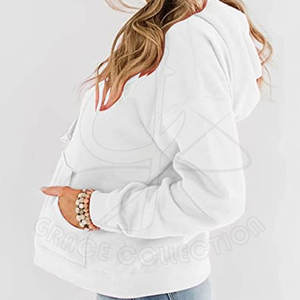 Sudaderas de invierno de Pekín personalizadas de peso pesado para mujer, estilo callejero, manga larga, diseño ajustado, sudaderas con capucha recién llegadas - Product Image 2